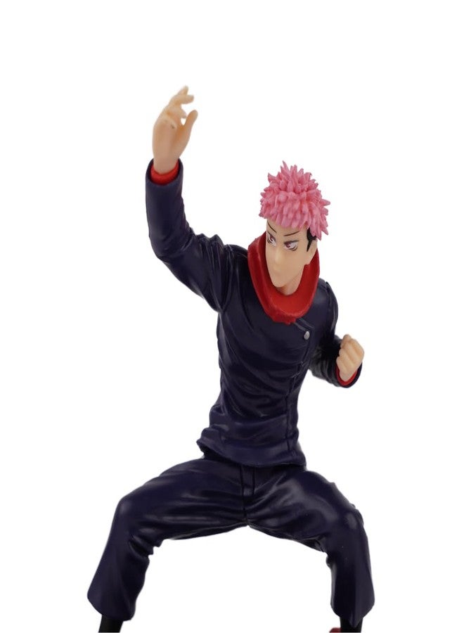 Offo Yuji Itadori Anime Action Figure - Limited Edition Jujutsu Kaisen Collectible for Car Dashboard, Shelf, Study Table & Office Desk | Durable PVC Figure for Anime Fans - Image 4